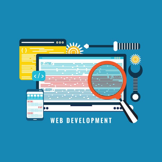 Software,laptop, web development, programming concept,web page