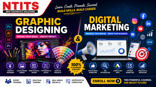 DIPLOMA IN GRAPHIC DESIGNING AND DIGITAL MARKETING