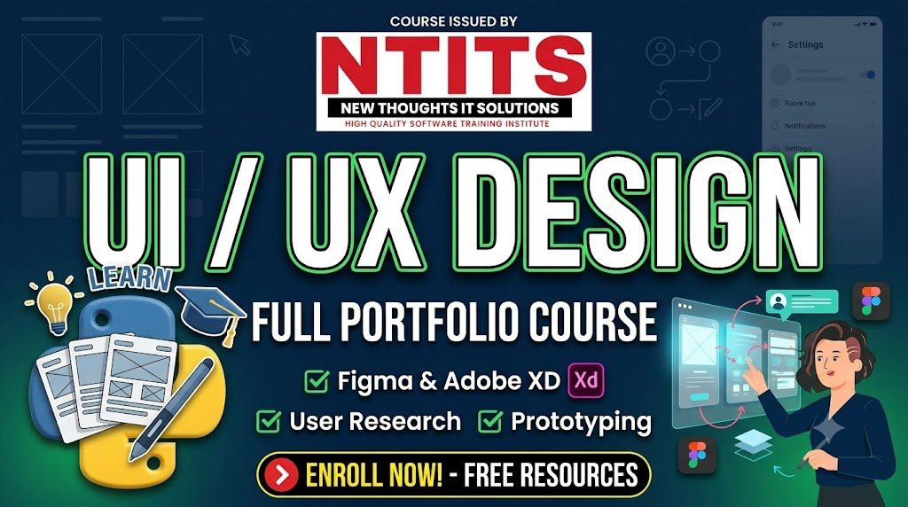 UI/UX DESIGN in NTITS Institute