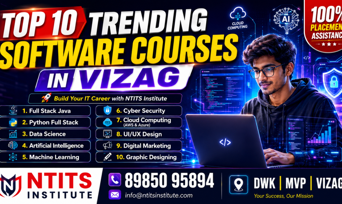 Top 10 Trending Software Courses in Visakhapatnam
