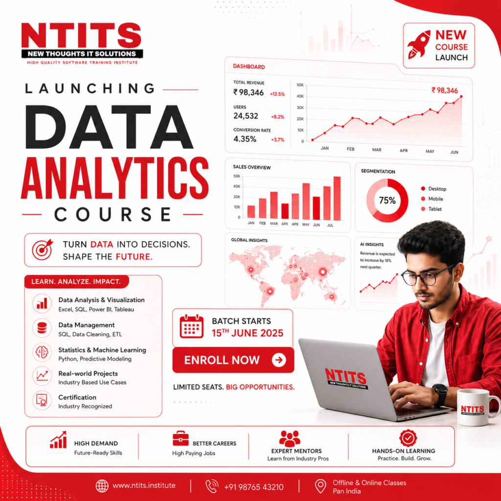 data analytics course at ntits institute