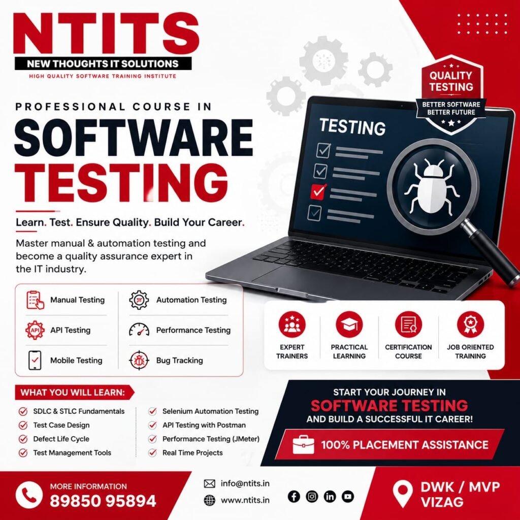 NTITS Institute Software Testing Course training