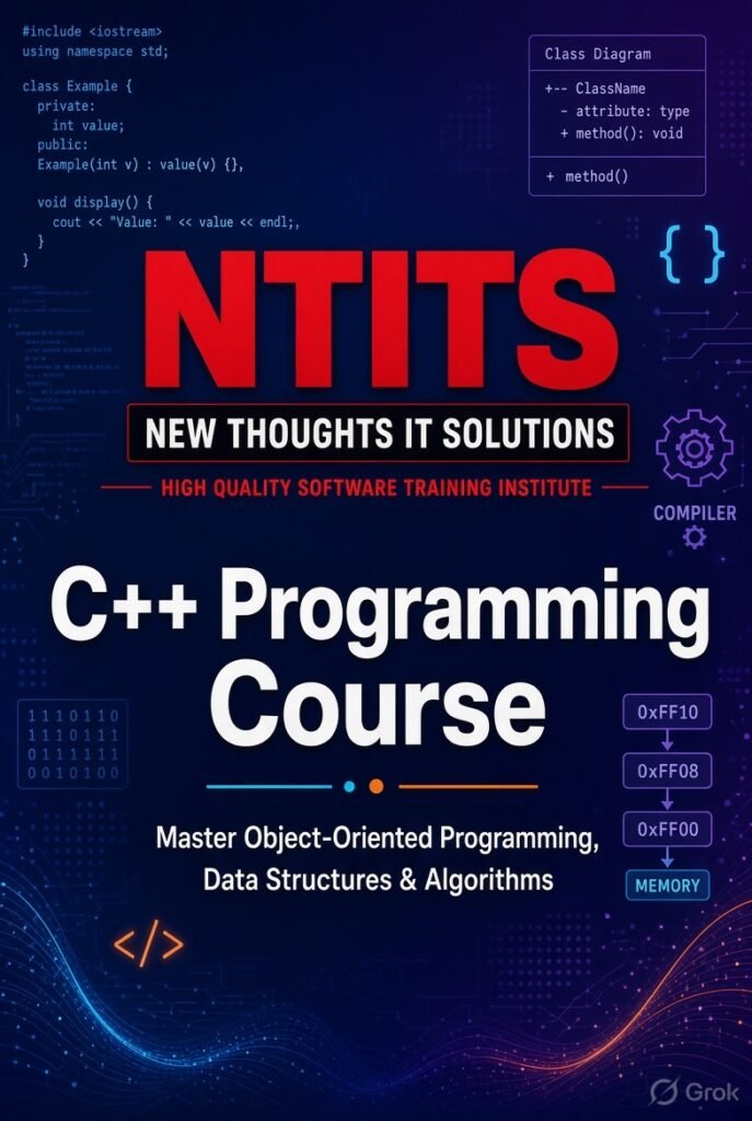 best c++ course training in ntits institute vizag