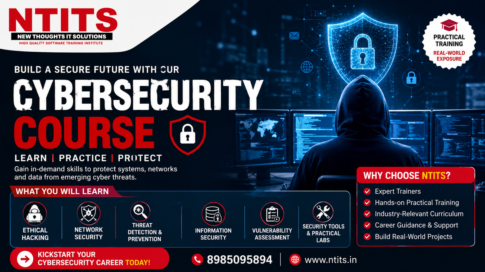 Cyber Security Course at NTITS Institute | Cybersecurity Training and Career Opportunities